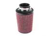 ES#3098126 - 56-312112 - M7 Speed MAXX-FLO Air Intake System - Low restriction cloth air filter which adds more air flow : black powdercoat : Red elbow : cloth filter - M7 Speed - MINI