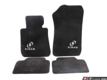 ES#4145344 - DNBW1012-4C-BLK - Dinan Signature Floor Mats - Complete Floor Mat set embroidered with the Dinan Logo - Dinan - BMW