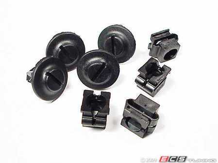 ES#2223 - 4A0805121A163 - Front Belly Pan To Fender Liner Hardware Kit - Includes the necessary hardware to secure the belly pan to the fender liners - Vaico - Audi Volkswagen
