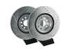 ES#3155320 - EBR832XPR - Front Cross-Drilled and Slotted Evolution Rotors - Pair (345x30) - Zinc coated performance rotors - Power Stop - Audi Volkswagen