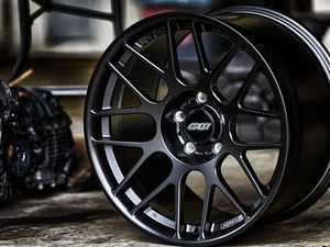 ES#4056197 - ARC8R188538SBKT - 18" APEX ARC-8R Square Wheel Set - Satin Black - (NO LONGER AVAILABLE) - The APEX forged ARC-8R is a significant step forward. Now lighter and stronger than the original flow formed version and with completely redesigned barrel profiles that clear 380mm big brakes. 18x8.5 ET35 72.5CB. - APEX Wheels - 