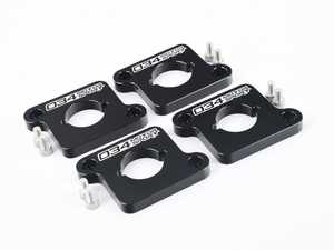 ES#3647593 - 034-107-z001KT - 1.8T To 2.0T Coil-Pack Adapter Plates - Set Of Four - Billet aluminum coil-pack adapter plates allow you to run 2.0T coils on your 1.8T vehicle - 034Motorsport - Audi