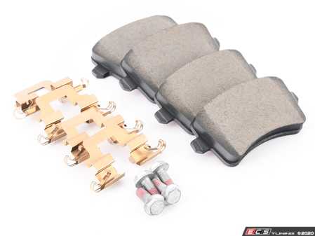 ES#4045744 - 8K0698451B - Premium Ceramic OE Equivalent Pad- Rear - Brembo NAO Ceramic pads are designed to deliver improved comfort and reduced pad wear - Brembo - Audi