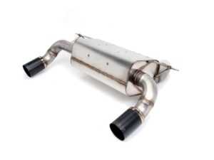 ES#4145325 - D660-0077-BLK - Dinan Free Flow Axle-Back Exhaust - Black Tips - Dinan has developed this Free Flow stainless exhaust to increase flow by reducing backpressure - Dinan - BMW