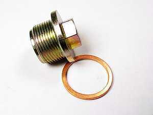 ES#2189 - 059103193KT - Oil Drain Plug Kit - Includes copper sealing washer. M26x1.5 - Assembled By ECS - Audi Volkswagen