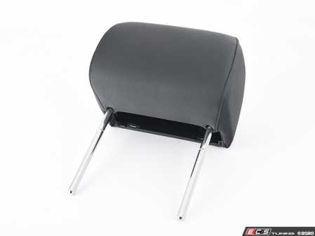 ES#154852 - 52208255037 - E46 Leather Headrest - Black - (NO LONGER AVAILABLE) - Genuine BMW - 