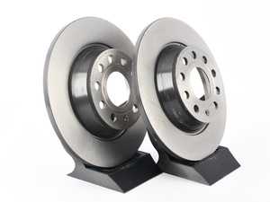 ES#3184409 - 1K0615601ADKT22 -  Rear UV Coated Brake Rotors - Pair (282x12) - Features Brembo's special UV paint treatment that guarantees superior corrosion resistance. - Brembo - Audi Volkswagen