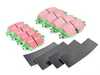 ES#4138937 - dp221501KT - Front & Rear GreenStuff Performance Brake Pad Set  - Mildly upgraded composite pad. - EBC - Audi Volkswagen