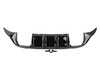 ES#4001195 - 028748ecs01KT -  MK7 Golf R Gloss Black Rear Diffuser - Add aggressive styling with our In-House Engineered Gloss Black Rear Diffuser! - ECS - Volkswagen