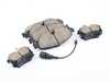 ES#4030723 - eur1760KT - Front & Rear Euro Ceramic Brake Pad Kit - Ceramic composite developed to meet low dust & noise requirements, includes front and rear pads - Akebono - Volkswagen
