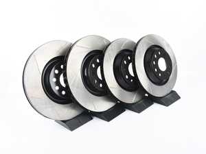 ES#4043229 - emd-34030-pr-cKT - Front & Rear High Carbon Slotted Brake Rotors (340x30/310x22) - High carbon metallurgy for improved performance, heat management and reduced noise - Emmanuele Design - Audi Volkswagen