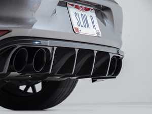 ES#3985143 - 024758ecs01KT -  MK7 Golf R Carbon Fiber Rear Diffuser - Add aggressive styling with our In-House Engineered Carbon Fiber Rear Diffuser! - ECS - Volkswagen