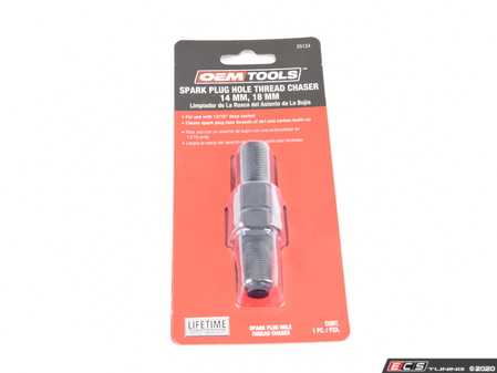 ES#3984411 - OEM25124 - Metric Spark Plug Thread Chaser - Check your plug thread size (14mm is the most common) - OEM Tools - Audi BMW Volkswagen Mercedes Benz MINI Porsche