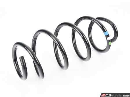 ES#1178846 - 5N0411105AE - Front Spring  - 1 green, 1 white & 1 blue mark - Genuine Volkswagen Audi - Volkswagen
