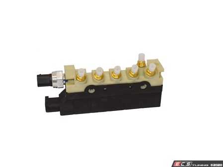 ES#4147398 - 2203200258 - Air Suspension Valve Block - Distributes air to the shocks on your vehicle - Hamburg Tech - Mercedes Benz