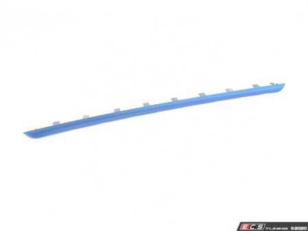 ES#2998306 - 51428066313 - Accent Molding - Rear Left - Estoril Blue - Genuine BMW - BMW