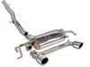 ES#4147556 - 762604KT6 - Performance Cat-Back Exhaust System - Non-Resonated - 100% handcrafted in Italy. Stainless non-resonated cat-back system with dual 100mm round tips - Supersprint - Audi