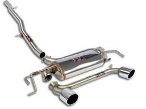 ES#4147556 - 762604KT6 - Performance Cat-Back Exhaust System - Non-Resonated - 100% handcrafted in Italy. Stainless non-resonated cat-back system with dual 100mm round tips - Supersprint - Audi