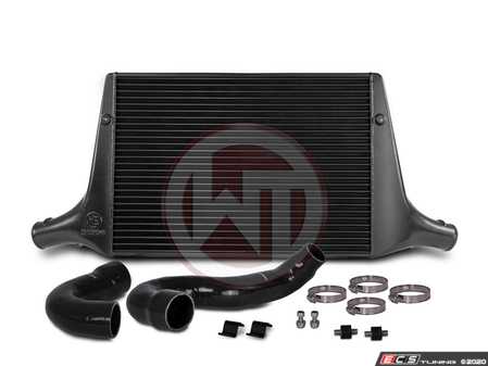 ES#4000014 - 200001137 - 17-19 Macan 2.0TFSI Performance Intercooler Kit - Providing 178% more frontal area and 158% more volume compared to the stock mounted intercooler - Wagner Tuning - Porsche