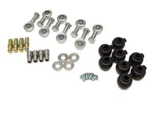 ES#4147666 - 034-401-Z055 - Adjustable Upper Control Arm Rebuild Kit - Rebuild kit for 034 Fully Spherical Adjustable Upper Control Arms for Audi B5/B6/B7 Applications! These parts are a direct replacement for the rod ends, hardware, and dust boots. - 034Motorsport - Audi