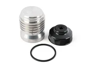 K&P Engineering High Performance Stainless Steel Micronic Oil Filter w/ Machine Finished End Caps