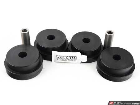 ES#3690675 - PFR3-508GBLK - Performance Polyurethane Trailing Arm Bushing Set - Helps maintain proper suspension geometry for improved handling and less rear steer - Powerflex Black Series - Audi Volkswagen