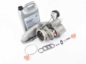 ES#4017899 - 11657635803KT - N20 Turbocharger Replacement Kit  - Includes new original equipment turbocharger manufactured by Mitsubishi, installation hardware, and coolant - Assembled By ECS - BMW