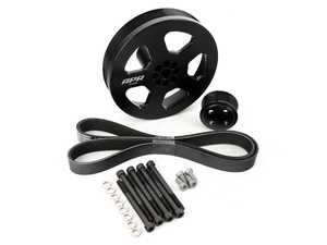 ES#4057277 - MS100185 - APR Supercharger Dual Pulley Upgrade Kit - Dramatically increase horsepower and torque by increasing the rotational speed of the factory supercharger (Bolt-On SC Pulley) - APR - Audi