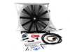 ES#4057411 - MMFS-E46-01K - E46 M3 Performance Aluminum Fan Shroud Kit - Fan Controller with Probe & NPT Sensor - Aluminum fan shroud with 16" slim electric fan, fan controller, NPT & Probe style temperature sensors - Mishimoto - BMW