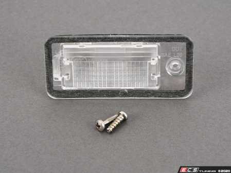 ES#4039654 - 8E0943022B - License Plate Light Assembly - Right - includes bulb and hardware. - Vemo - Audi