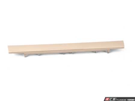 ES#87362 - 51168256294 - Decor Strip - The plastic cover that hides fasteners of your center console instrument panel. Beige Finish - Genuine BMW - BMW