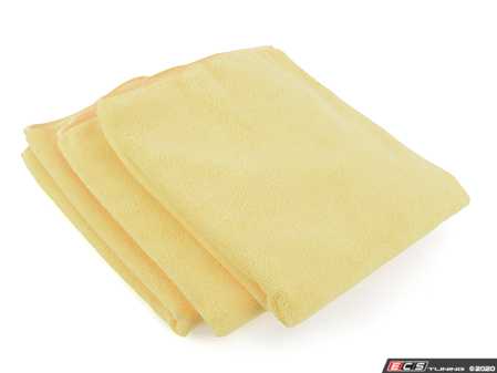 ES#4000974 - 029327SCH01A - Microfiber Cloth 3 Pk - Professional Quality Micro Fiber Cloth - Schwaben - Audi BMW Volkswagen Mercedes Benz MINI Porsche