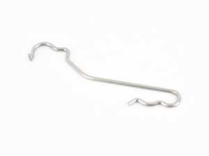 ES#2737376 - 5Q0609651 - Parking Cable Bracket - Mounts to trailing arm and connects to brake cable - Genuine Volkswagen Audi - Volkswagen
