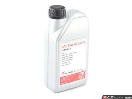 ES#2876852 - G052911 - Febi Manual Transmission Fluid (75w-80) - 1 Liter - Fully synthetic high performance GL-5 gear oil excellent lubricating properties, high ageing resistance, and high wetting and adhesion properties - Febi - Audi BMW Volkswagen MINI