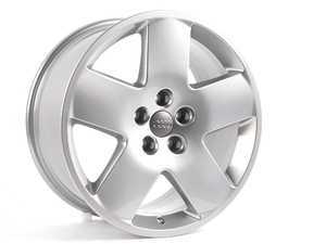 ES#2185248 - 4E0698025M1H7 - 18" Euro A8 Wheel - Set Of Four - 18"x8.5" ET45 5x112 Silver - Genuine Volkswagen Audi - Audi Volkswagen