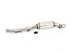 ES#3057091 - 762703 - Stainless Center Pipe - Resonated  - More flow for less restrictions, don't let your exhaust be the weak point of power - Supersprint - Audi