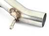 ES#3057091 - 762703 - Stainless Center Pipe - Resonated  - More flow for less restrictions, don't let your exhaust be the weak point of power - Supersprint - Audi