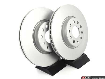 ES#3432239 - 5c0615301bKT3 -  Front Brake Rotors - Pair (312x25) - Coated, high carbon premium rotors - Pagid - Audi Volkswagen