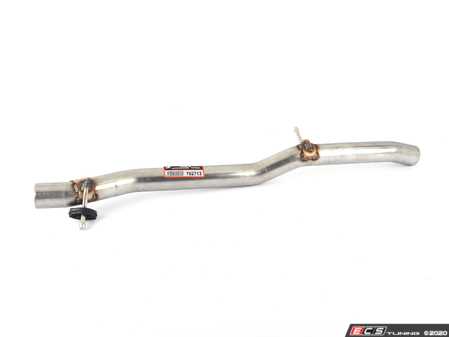 ES#3057121 - 762713 - Stainless Center Pipe - Non-Resonated  - More flow for less restrictions, don't let your exhaust be the weak point of power - Supersprint - Audi
