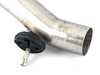 ES#3057121 - 762713 - Stainless Center Pipe - Non-Resonated  - More flow for less restrictions, don't let your exhaust be the weak point of power - Supersprint - Audi