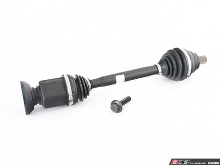 ES#3618164 - 5N0407764J - Front Drive Axle - Right - Complete drive axle with inner and outer CV joints - GKN Drivetech - Audi Volkswagen