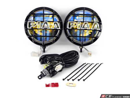 ES#3477381 - 5293 - 520 Series 6" Yellow Halogen Driving Light Kit - (NO LONGER AVAILABLE) - Ion Yellow Driving Halogen Lamps - PIAA - 