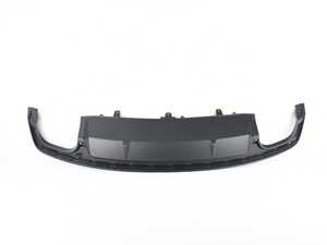 ES#2832205 - 4G8807521R3FZ - S7 Rear Bumper Valance - Black - With dual exit exhaust openings for dual tips - Genuine Volkswagen Audi - Audi