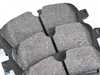 ES#4000470 - HB866Z.652 - Rear Performance Ceramic Brake Pad Set - Ceramic composite developed to meet ultra-low dust and noise requirements. - Hawk - Audi