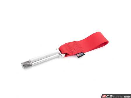 ES#3576040 - 025133ECS02-01 -  MK4 Race Tow Strap - Flame Red  - (NO LONGER AVAILABLE) - Designed for real use on the track or street while looking great - ECS - 