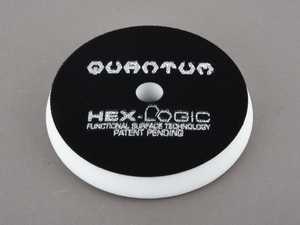 ES#3450467 - BUFX114HEX6 - Hex-Logic Quantum Light-Medium Polishing Pad, White (6.5 Inch) - Quantum Physics design maximizes surface contact, reduces and disperses heat, and reduces wear and tear on machine and pad - Chemical Guys - Audi BMW Volkswagen Mercedes Benz MINI Porsche
