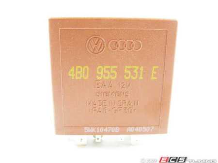 ES#7828 - 4B0955531E - Intermittent Wiper Relay - (NO LONGER AVAILABLE) - Fits vehicles without rain sensor wipers only. - Original Equipment Supplier - 