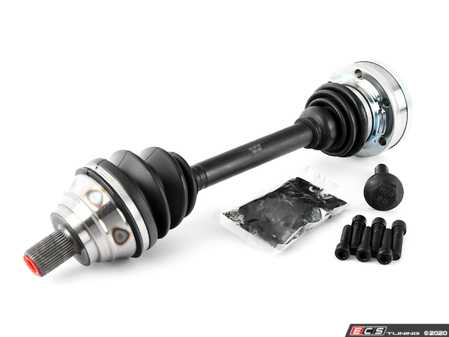 ES#4065008 - 1K0407271EE - Front Axle Assembly - Left - Driveshaft with inner and outer CV joints - TrakMotive - Audi Volkswagen