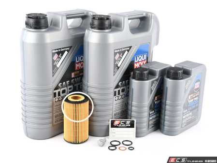 ES#3691259 - 6511800109KT2 - Liqui Moly Top Tec 4600 Diesel Oil Service Kit - (5w-30) - Includes Hengst filter and Liqui Moly Top Tec 4600 229.5 Spec oil - Assembled By ECS - Mercedes Benz