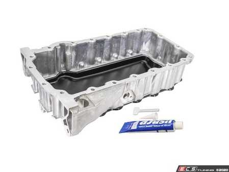ES#4151125 - 06A103601AP - Hybrid Oil Pan Kit - For cars without oil level sensors, no turbo return line or pickup included. This is a replacement pan for cars with factory hybrid oil pans - Rein - Volkswagen